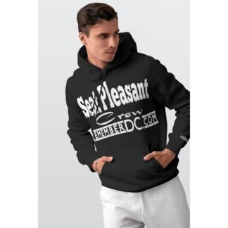 *Hoodie – Seat Pleasant Crew – Remember DC! White Print on Black
